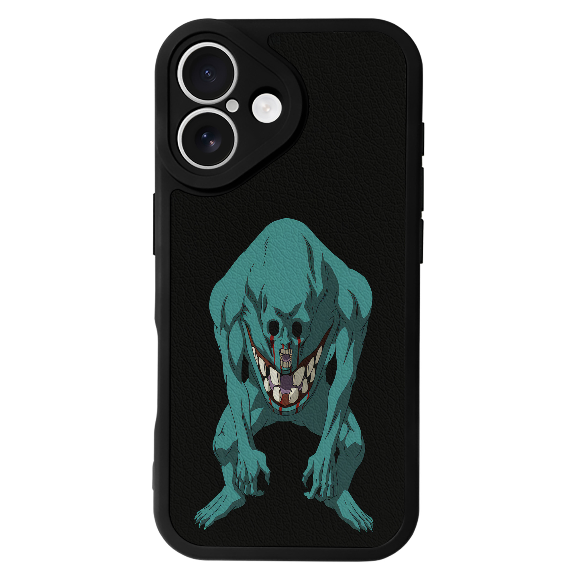 （画像用） 呪術廻戦 Jujutsu Kaisen 【iPhone 16シリーズ対応】シリコンスマホケース（レザー調） 材質：シリコン
